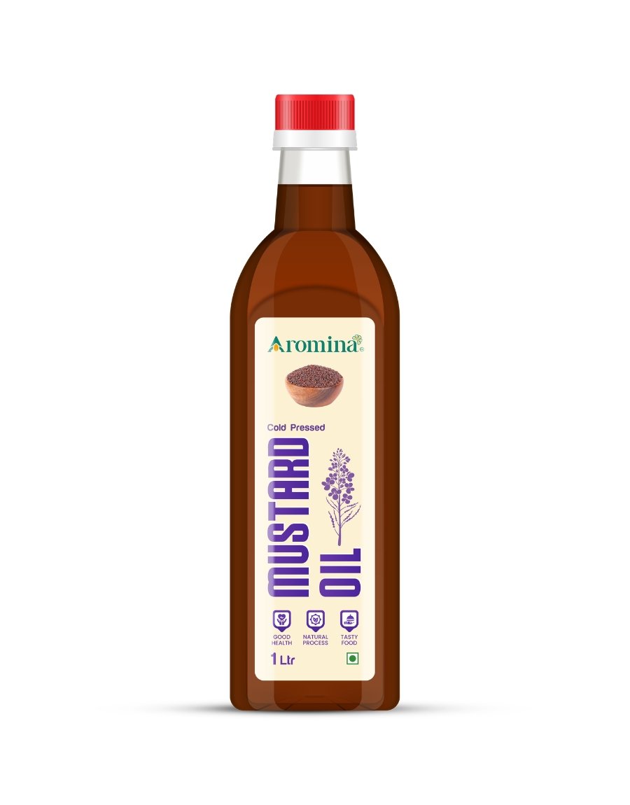 Mustard Wood Pressed Mustard Oil - 1L - Image 1