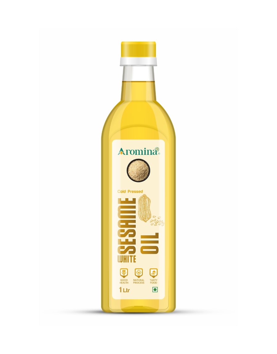 Sesame Wood Pressed White Sesame Oil - 1L - Image 1