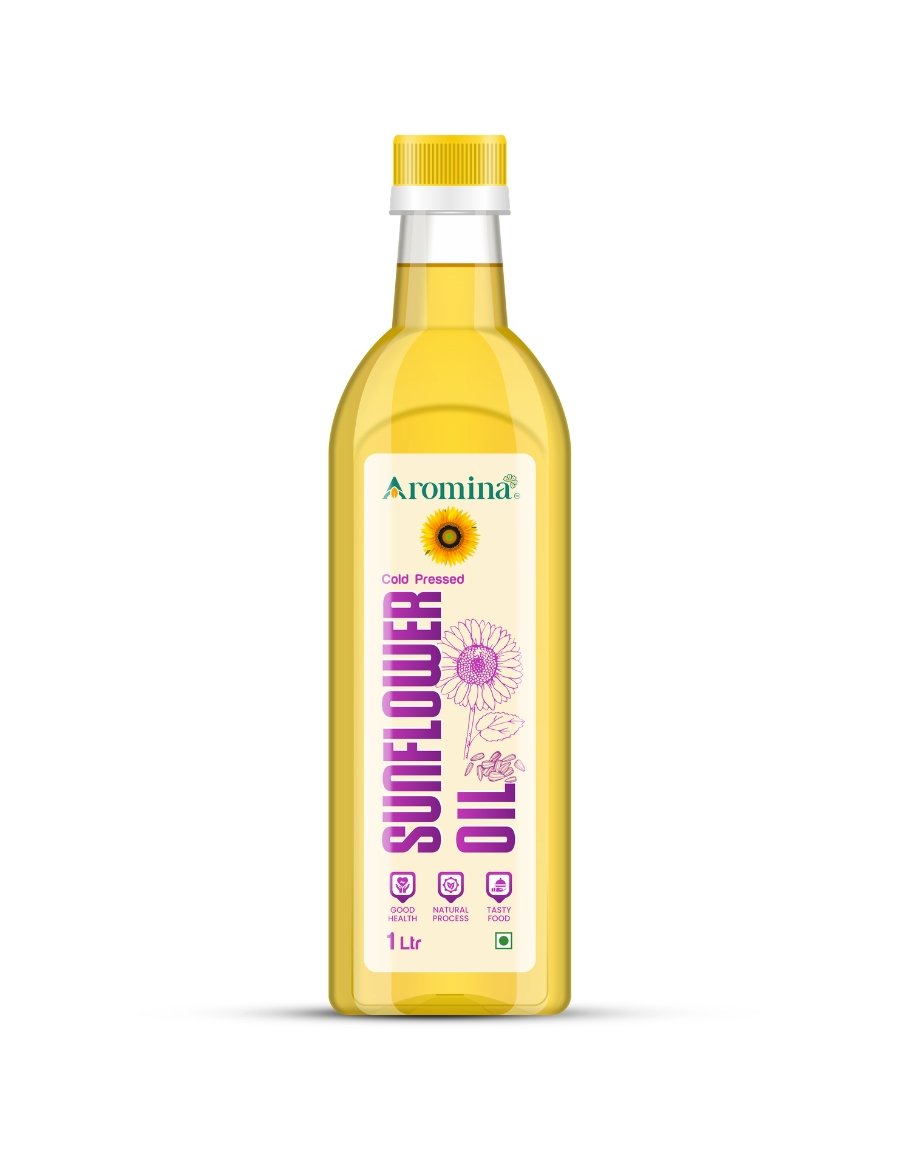 Sunflower Wood Pressed Sunflower Oil - 1L - Image 1