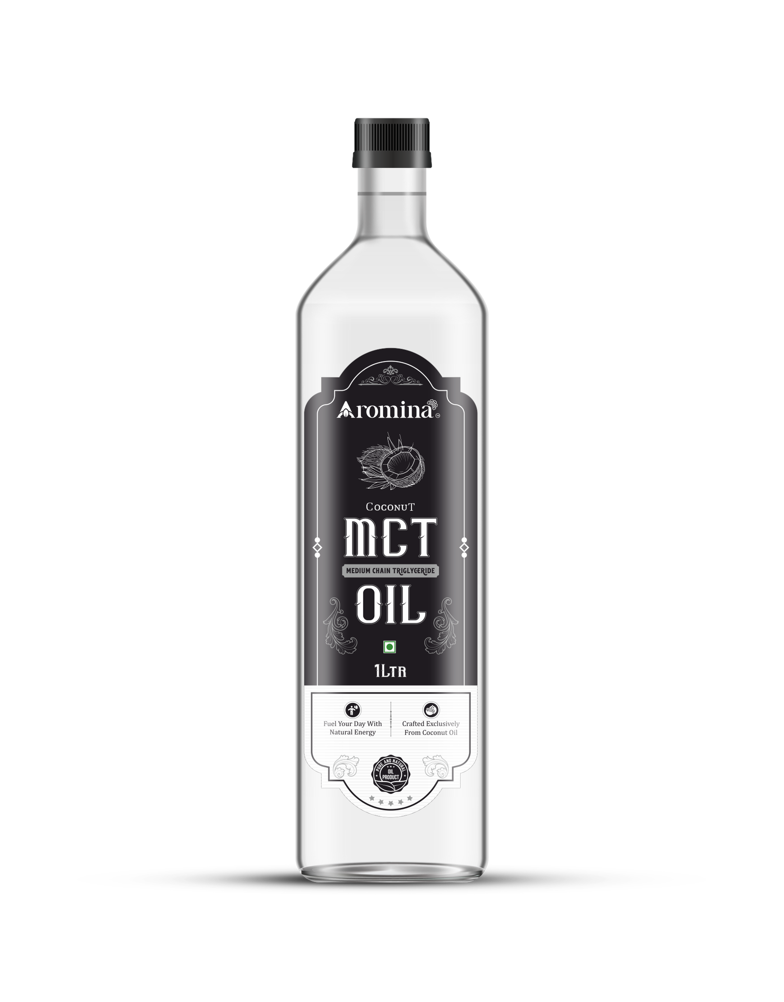 Mockup MCT Oil 1000ml MCT Oil - 1000ml - Image 1